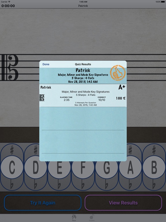 Screenshot #5 for Music Theory Keys