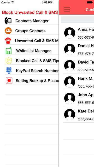 Unwanted Call & SMS Manage Contacts all in one Screenshot 3