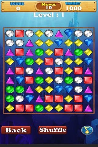 Diamond Mania Jewel HD-The best match 3 puzzel game for kids and family screenshot 4