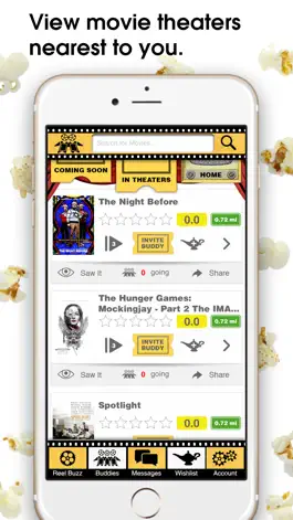 Game screenshot Reel Buddy - See Showtimes, Buy Movie Tickets, and Find Movie Friends apk