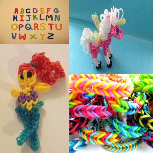Rainbow Looms : Best Video guide for bracelets, necklace, flowers, cartoons, and many more icon