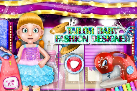 Tailor Baby Fashion Designer Free Dress up game for girls screenshot 2