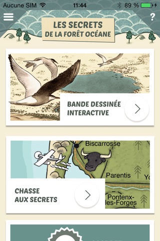 BD Landes : BD interactive screenshot 2