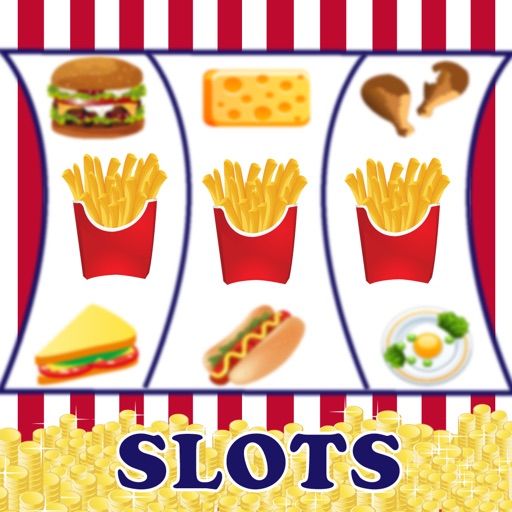 ;) Super Fast Food Slots Machine - Spin the wheel to win the Texas Casino (No Ads) icon