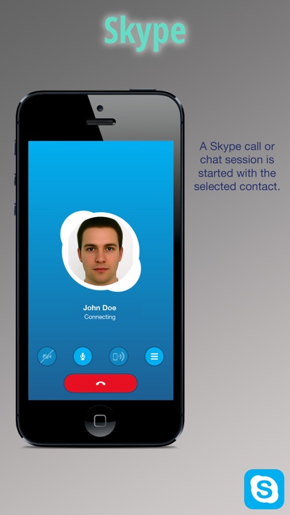 Sky Contacts - Start Skype calls and send Skype messages from your contacts