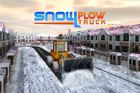 Winter Snow Plow Truck Simulator 3D – Real Excavator Crane Simulation Game screenshot 2