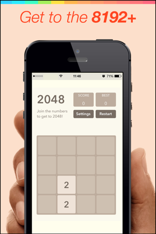 8192 Number Puzzle game screenshot 2