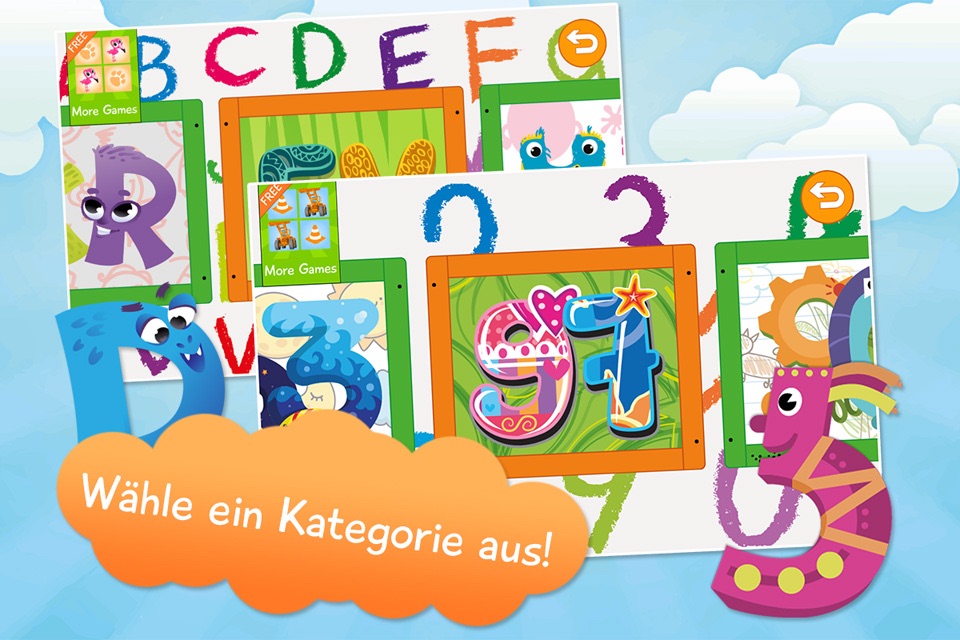 Kids & Toddlers Letters and Numbers Learning Free screenshot 2