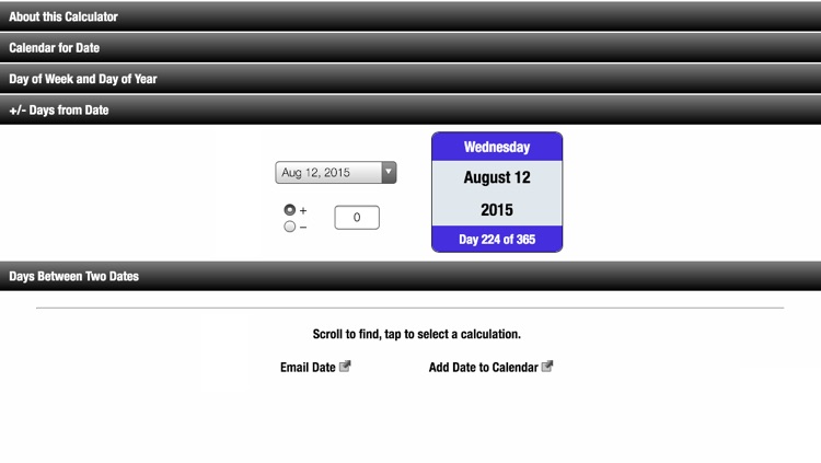 Utility - Date Calculator