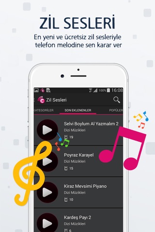 CepteModa - Duvar Kağıtları ve Zil Sesleri screenshot 3