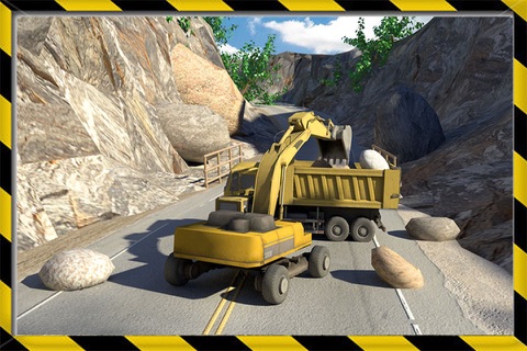 Landslide Rescue Op Excavator - Rockfall Salvage Digger screenshot 4