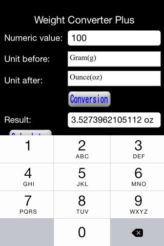 Weight Converter Plus screenshot 2