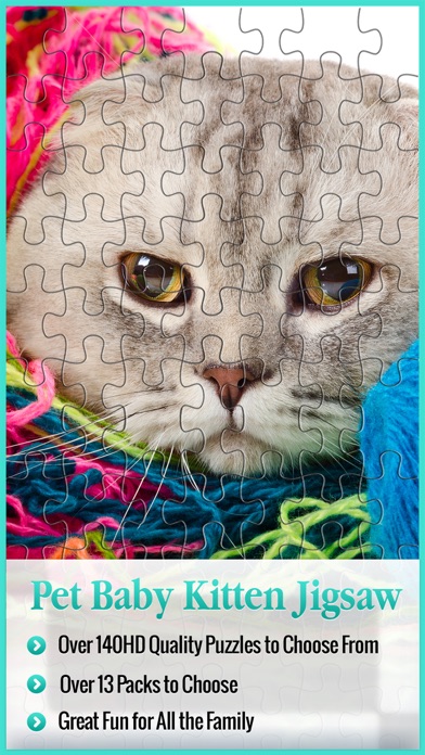 How to cancel & delete Animal Puzzle Packs & Bits - Kitty Cat Baby Mermaid Jigsaw from iphone & ipad 1