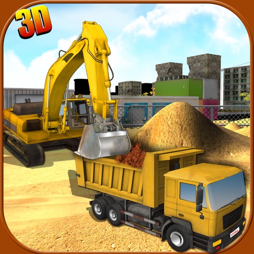 Heavy Excavator Crane 3D – Construction & Digging Machine Simulator Game for Modern City Building icon