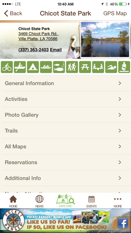 Louisiana State Parks & Historic Sites Guide- Pocket Ranger® screenshot-4