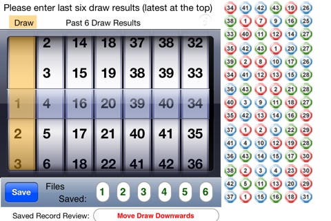 Mark6Calc screenshot 2