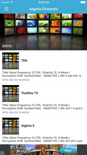 Algeria TV Channels Sat Info(圖3)-速報App