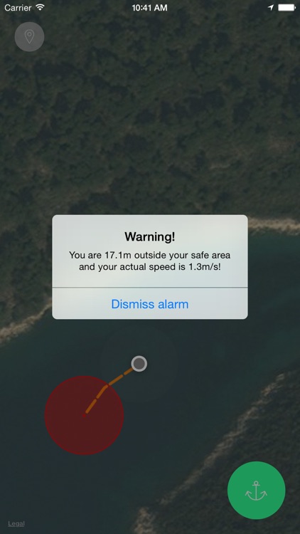 Ankor - Easy to use anchor watch and alarm app screenshot-3