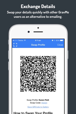 GravMe - The True Digital Business Card App screenshot 4