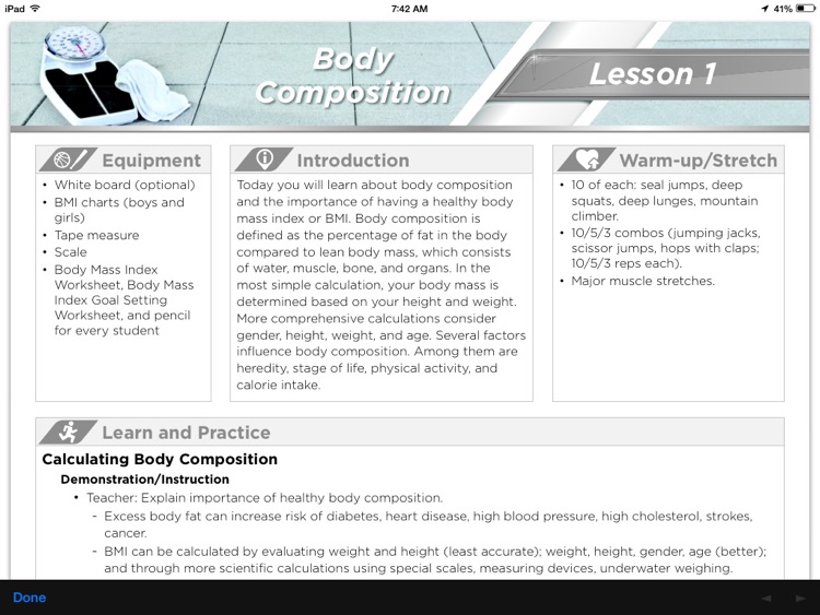 Achieve PE Curriculum screenshot-3