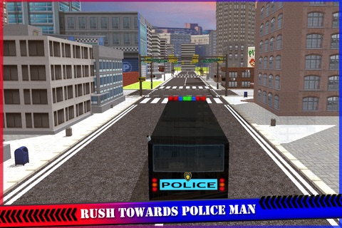 Police Bus Cop Transport - American City Police Department Duty screenshot 4