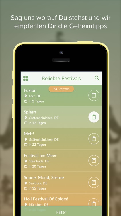 FestivaLama - Entdecke Festivals