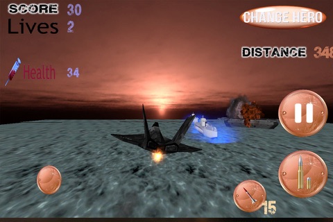 Uboat War Dirigible Airship 3D - B-52 Bomber Beyond Deep Sea screenshot 4