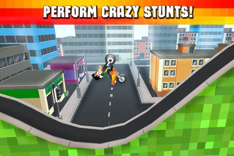 Cube Motocross: Bike Stunts 3D Full screenshot 3