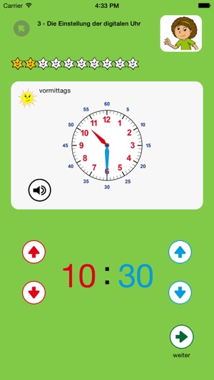 Die Uhr & Uhrzeit lernen
