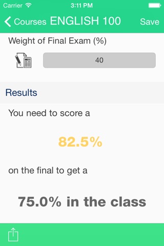 Exam and Grade Calculator screenshot 3