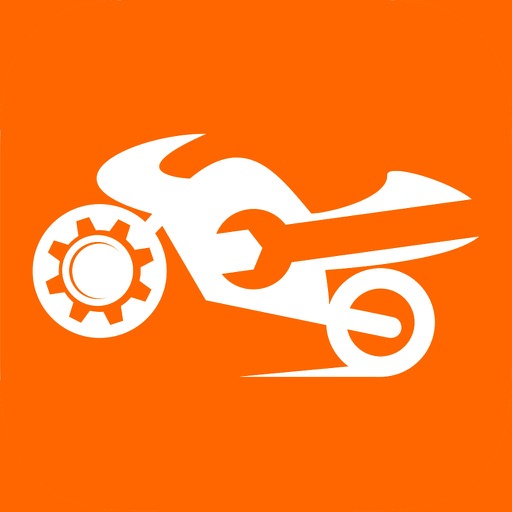 Motorbike Service - motorcycle maintenance log book Icon