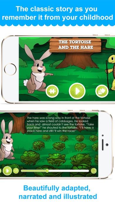 How to cancel & delete The Tortoise and the Hare - Narrated classic fairy tales and stories for children from iphone & ipad 1