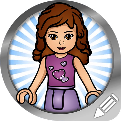 Draw and Paint Lego Friends Version icon