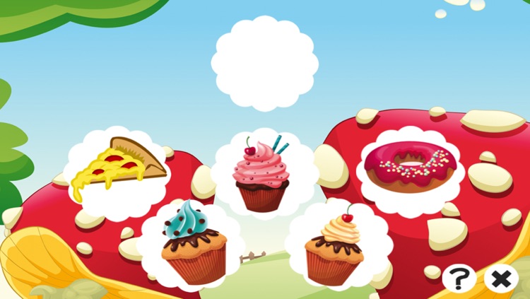 A candy game for children: Find the mistake in the bakery