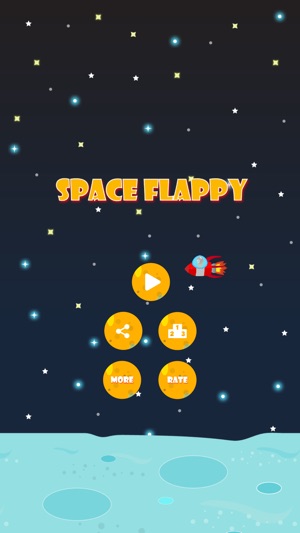 Space Flappy - Reverse Flappy Game