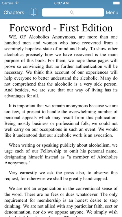 AA Big Book - Alcoholics Anonymous screenshot-3