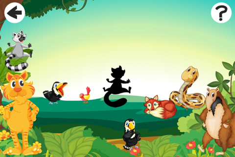 A Find the Shadow Game for Children: Learn and Play with Animals in the Forest screenshot 3