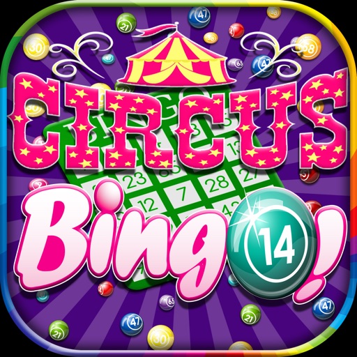 `` A High Flying Circus Bingo - Daub Free Blackout Cards For Instant Jackpot icon