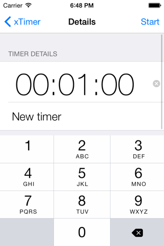 xTimer screenshot 2