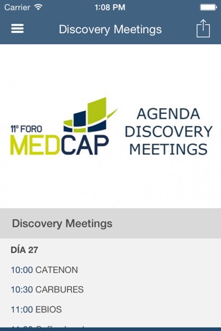 Foro MEDCAP 2015 screenshot 4