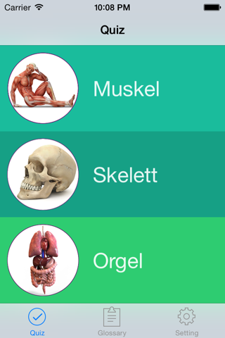 Anatomie Quiz & Glossar screenshot 2