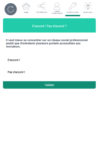 Réseaux sociaux - Pôle emploi screenshot 4