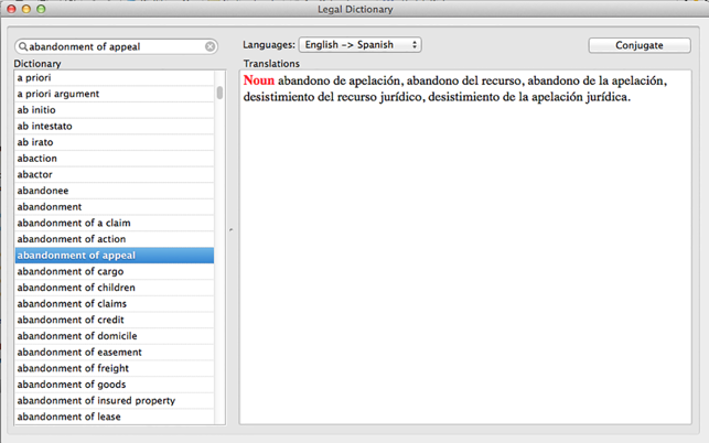 Spanish-English Legal Dictionary (Offline)(圖3)-速報App
