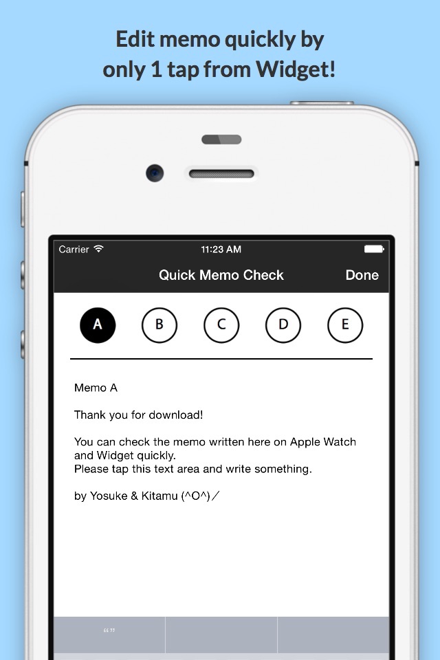 Quick Memo Check - check memos quickly on Watch and Widget screenshot 4
