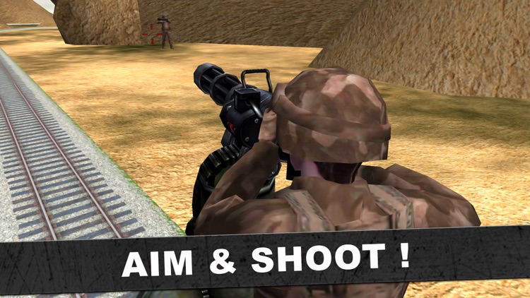 Army Train Gunship Simulator 3d screenshot-4