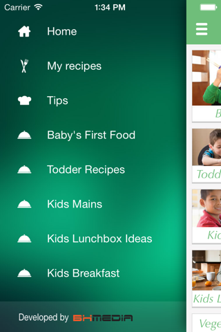 Kids Food - Recipes for babies toddlers and family . screenshot 2