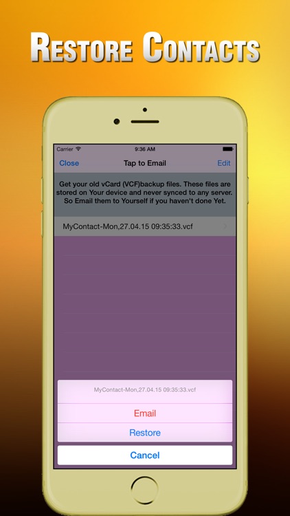 Contacts Backup & Transfer screenshot-3
