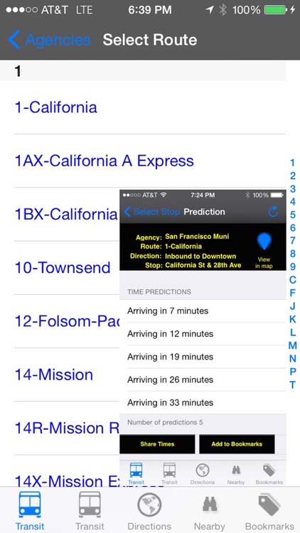 My SF Muni Next Bus - Public Transit Search and Trip Planner
