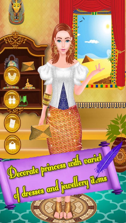 Egyptian Princess Makeup & Makeover Salon Girls Games