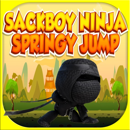 A Sackboy Ninja Springy Jump iOS App